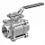 Кран шаровой из нержавеющей стали Camozzi V-3MH V3MH-WCB-PP-025
