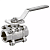 Кран шаровой сегментный Camozzi V-3MH-V V3MH-316-PP-150V-24VDC